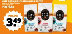 Coop Café nova snelfiltermaling koffie aanbieding