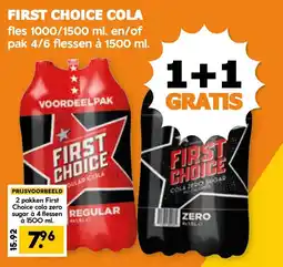 Coop First choice cola aanbieding
