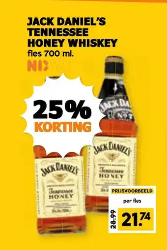 Coop Jack daniel's tennessee honey whiskey aanbieding