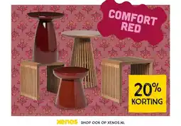 Xenos COMFORT RED 20% KORTING aanbieding