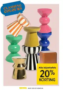 Xenos Alle bijzettafels 20% KORTING aanbieding