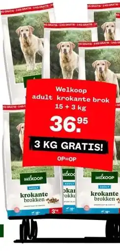 Welkoop Welkoop adult krokante brok aanbieding