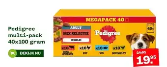 Welkoop Pedigree multi-pack aanbieding