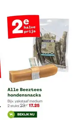 Welkoop Alle Beeztees hondensnacks aanbieding