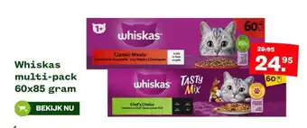 Welkoop Whiskas multi-pack aanbieding