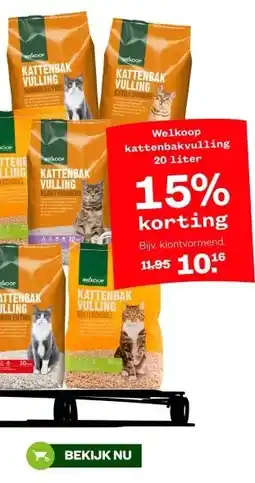 Welkoop Welkoop kattenbakvulling aanbieding
