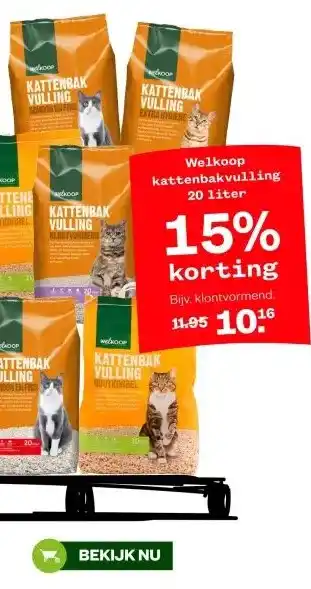 Welkoop Welkoop kattenbakvulling aanbieding