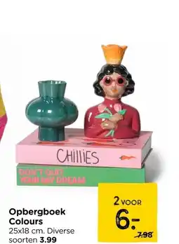 Xenos Opbergboek Colours aanbieding