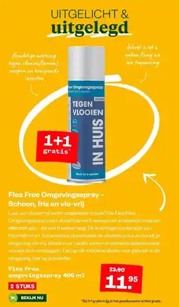 Welkoop Flea Free omgevingsspray aanbieding