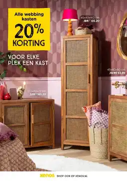 Xenos Alle webbing kasten 20% KORTING aanbieding