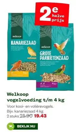 Welkoop Welkoop vogelvoeding t/m 4 kg aanbieding