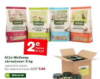 Welkoop Alle Welkoop strooivoer 2 kg aanbieding