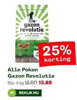 Welkoop Alle Pokon Gazon Revolutie aanbieding