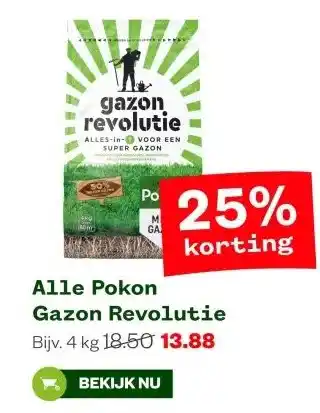 Welkoop Alle Pokon Gazon Revolutie aanbieding