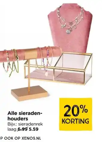Xenos Alle sieraden- houders aanbieding