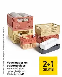 Xenos Vouwkratjes en opbergbakjes aanbieding