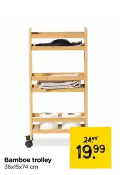 Xenos Bamboe trolley aanbieding