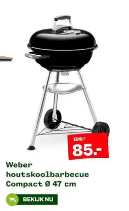 Welkoop Weber houtskoolbarbecue aanbieding