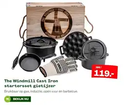 Welkoop The Windmill Cast Iron startersset gietijzer aanbieding