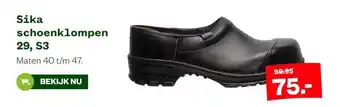 Welkoop Sika schoenklompen 29, S3 aanbieding