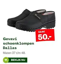 Welkoop Gevavi schoenklompen Dallas aanbieding