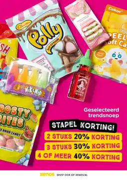 Xenos Geselecteerd trendsnoep aanbieding