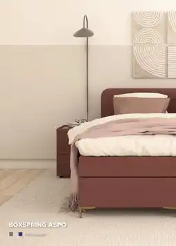 TotaalBED BOXSPRING ASPO aanbieding