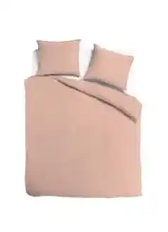 TotaalBED Dekbedovertrek Noa Pastel Brique | aanbieding
