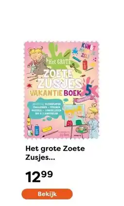 The Read Shop Het grote Zoete Zusjes vakantieboek 5 aanbieding