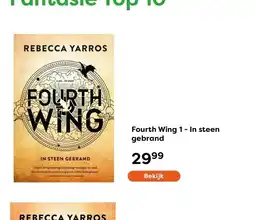 The Read Shop Fourth Wing 1 - In steen gebrand aanbieding