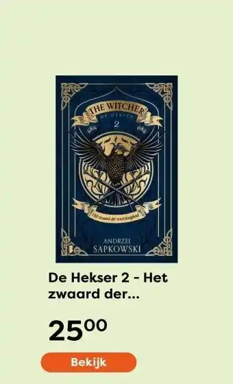 The Read Shop De Hekser 2 - Het zwaard der voorzienigheid aanbieding