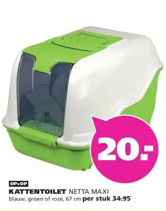 Ranzijn KATTENTOILET NETTA MAXI aanbieding