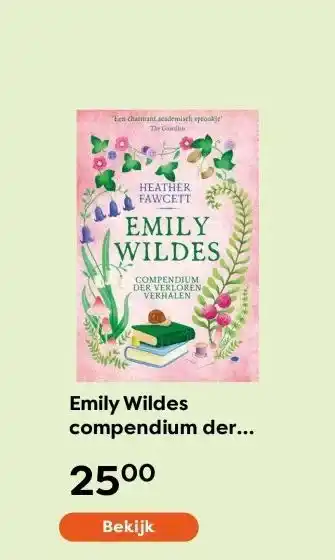 The Read Shop Emily Wildes compendium der verloren verhalen aanbieding