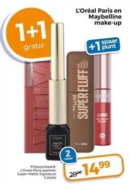 Trekpleister L'Oréal Paris en Maybelline make-up aanbieding