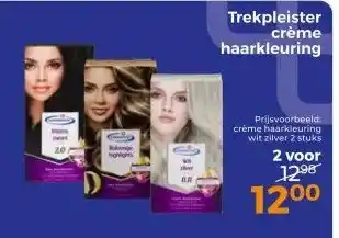 Trekpleister Trekpleister crème haarkleuring aanbieding