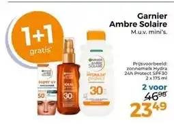 Trekpleister Garnier Ambre Solaire M.u.v. mini's. aanbieding