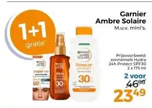 Trekpleister Garnier Ambre Solaire M.u.v. mini's. aanbieding