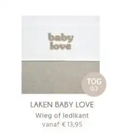 Prenatal Laken baby love aanbieding