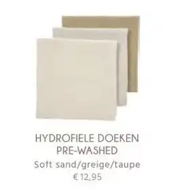 Prenatal Hydrofiele doeken pre-washed aanbieding