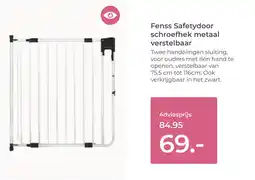 Prenatal Fenss Safetydoor schroefhek metaal verstelbaar aanbieding