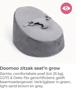 Prenatal Doomoo zitzak seat'n grow aanbieding