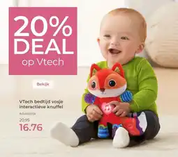 Prenatal VTech bedtijd vosje interactieve knuffel aanbieding