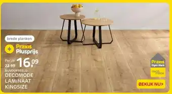 Praxis DECOMODE LAMINAAT KINGSIZE aanbieding