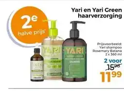 Trekpleister Yari en Yari Green haarverzorging aanbieding