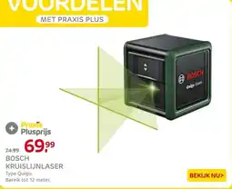 Praxis BOSCH KRUISLIJNLASER aanbieding