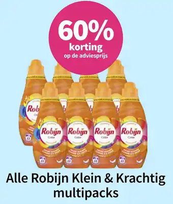 Plein.nl Alle Robijn Klein & Krachtig multipacks aanbieding