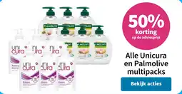 Plein.nl Alle Unicura en Palmolive multipacks aanbieding