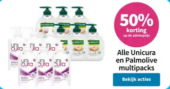 Plein.nl Alle Unicura en Palmolive multipacks aanbieding
