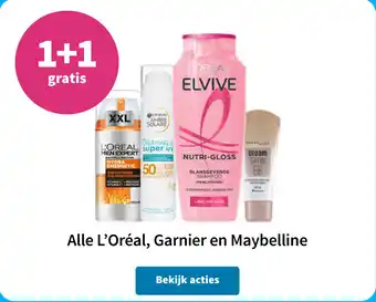 Plein.nl Alle L'Oréal, Garnier en Maybelline aanbieding