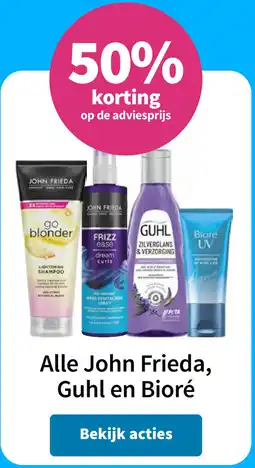 Plein.nl Alle John Frieda, Guhl en Bioré aanbieding